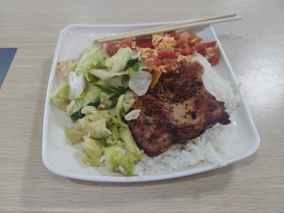 第二次在一食堂