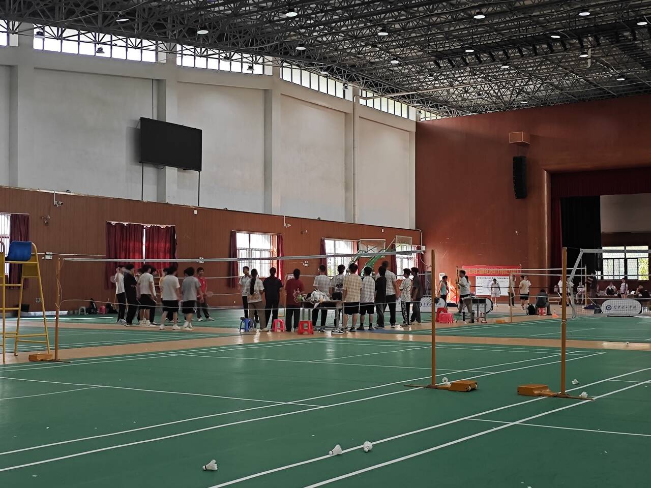 最后一次去体育馆